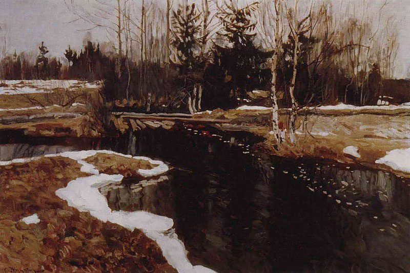 spring bubbling brook
